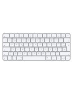 Apple Magic teclado Universal USB + Bluetooth Español Aluminio, Blanco