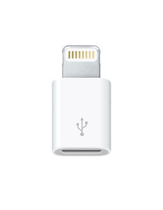 Apple MD820ZM A cambiador de género para cable Lightning Micro-USB Blanco