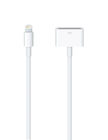 Apple MD824ZM A cable de conector Lightning 0,2 m Blanco
