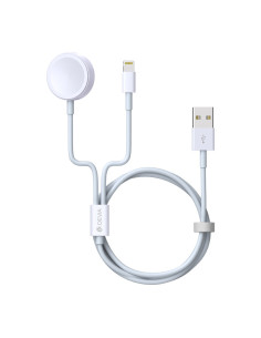 Devia DE2V1AWLIGWH cable de conector Lightning 1,2 m Blanco