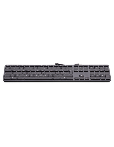 LMP KB-1243 teclado Hogar USB QWERTY Español Gris
