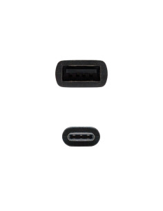 Nanocable USB 2.0, 0.15m cable USB 0,15 m USB C USB A Negro 2