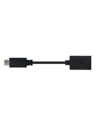 Nanocable USB 2.0, 0.15m cable USB 0,15 m USB C USB A Negro