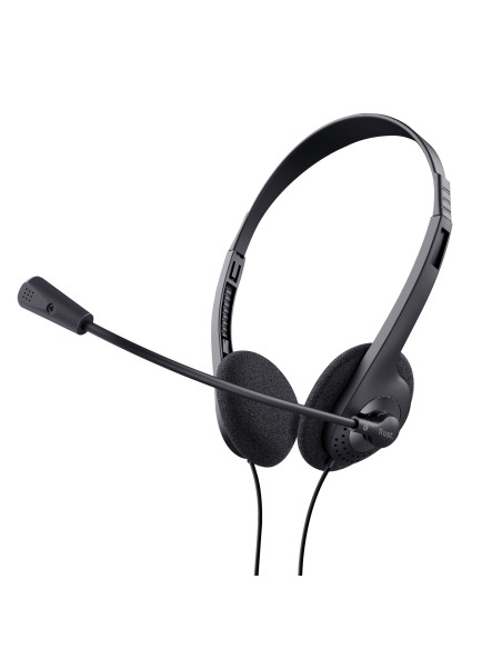 Trust 24659 auricular y casco Auriculares Alámbrico Diadema Llamadas Música Negro
