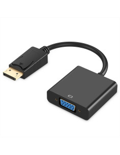 Ewent EC1454 adaptador de cable de vídeo 0,15 m DisplayPort VGA (D-Sub) Negro