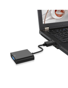 Ewent EC1454 adaptador de cable de vídeo 0,15 m DisplayPort VGA (D-Sub) Negro 2