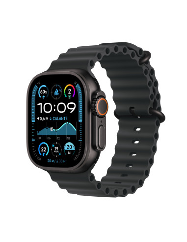 Apple Watch Ultra 2 OLED 49 mm Digital 410 x 502 Pixeles Pantalla táctil 4G Negro Wifi GPS (satélite)