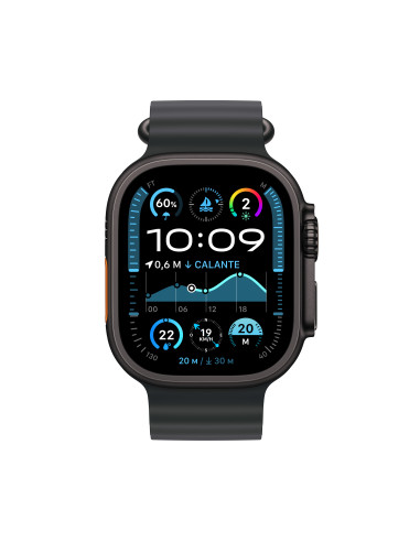 Apple Watch Ultra 2 OLED 49 mm Digital 410 x 502 Pixeles Pantalla táctil 4G Negro Wifi GPS (satélite)