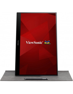 Viewsonic TD1655 pantalla para PC 39,6 cm (15.6") 1920 x 1080 Pixeles Full HD LED Pantalla táctil Multi-usuario Negro, Plata 2