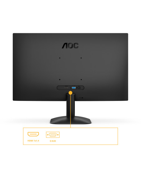 AOC 24B31H pantalla para PC 60,5 cm (23.8") 1920 x 1080 Pixeles Full HD Negro