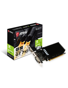 MSI GT 710 2GD3H LP tarjeta gráfica NVIDIA GeForce GT 710 2 GB GDDR3 2