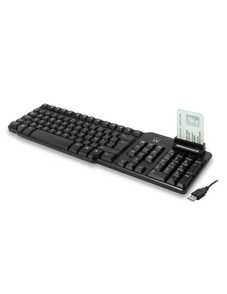 Ewent EW3252 teclado Hogar USB QWERTY Español Negro