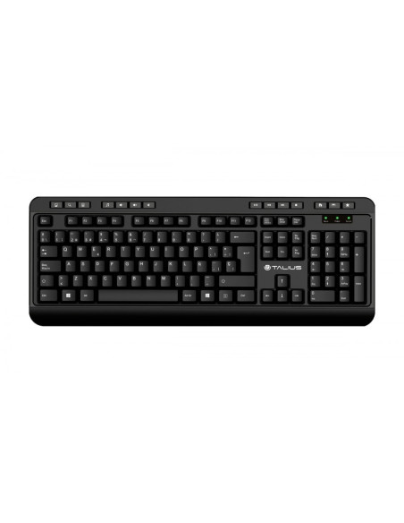 TALIUS KB503 teclado Oficina USB QWERTY Inglés, Español Negro