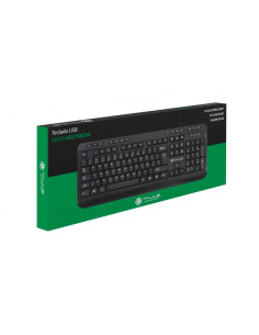 TALIUS KB503 teclado Oficina USB QWERTY Inglés, Español Negro 2
