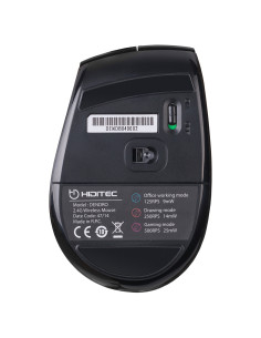 Hiditec Dendro ratón Oficina mano derecha RF inalámbrico Óptico 2000 DPI 2