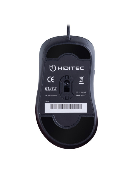 Hiditec Blitz ratón Juego mano derecha USB tipo A IR LED 3500 DPI