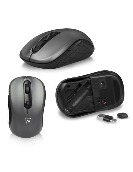 Ewent EW3272 teclado Ratón incluido Universal RF inalámbrico QWERTY Español Negro
