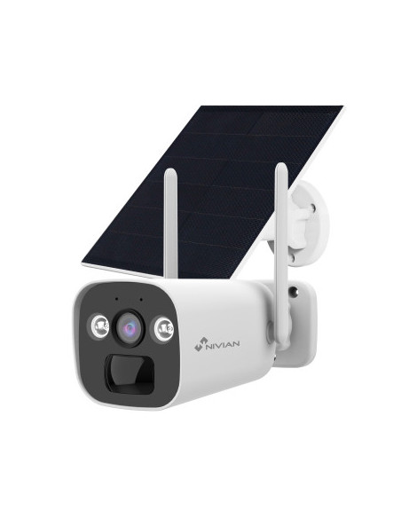Nivian NV-CAM01-SOLAR4G cámara de vigilancia Caja Cámara de seguridad IP Interior y exterior 2304 x 1296 Pixeles Pared poste