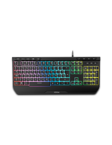 Krom Kenya teclado Ratón incluido Juego USB Negro