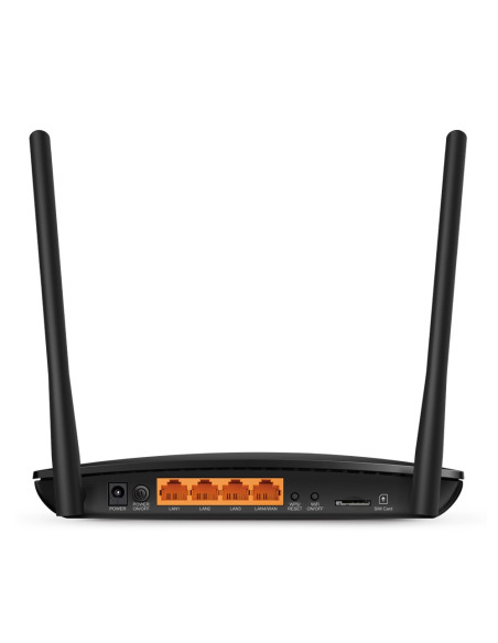 TP-Link Archer MR200 router inalámbrico Ethernet rápido Doble banda (2,4 GHz   5 GHz) 4G Negro