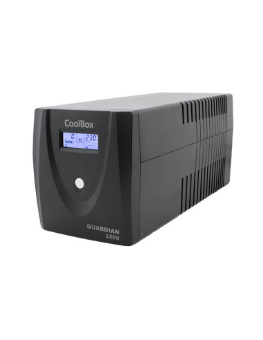 CoolBox SAI GUARDIAN3 LCD 1200VA 720w 4 SCHUKOS + SOFTWARE