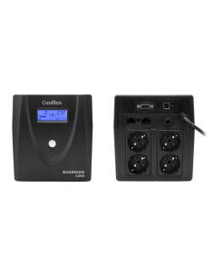 CoolBox SAI GUARDIAN3 LCD 1200VA 720w 4 SCHUKOS + SOFTWARE 2