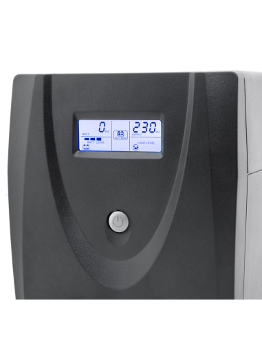 CoolBox SAI GUARDIAN3 LCD 1200VA 720w 4 SCHUKOS + SOFTWARE