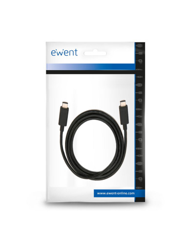 Ewent EC1046 cable USB USB 3.2 Gen 2 (3.1 Gen 2) 1 m USB C Negro