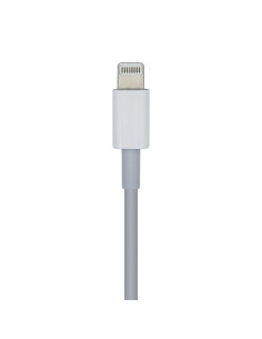 AISENS Cable USB 2.0 USB-С A Lightning PD 2A, Lightning M-USB-С M, Blanco, 2.0m 2