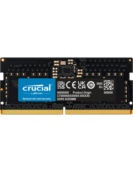 Crucial CT8G48C40S5 módulo de memoria 8 GB 1 x 8 GB DDR5 262-pin SO-DIMM