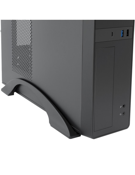 CoolBox CAJA MATX SLIM T310 USB-C 3.2 GEN1 + MULTILECTOR SD FTE.B500GR-S 500W