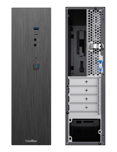 CoolBox CAJA MATX SLIM T370 USB-C 3.2 GEN1 FTE.300TBZ 300W 80+BRONZE