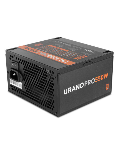 NOX Urano Pro unidad de fuente de alimentación 550 W 20+4 pin ATX ATX Negro, Naranja