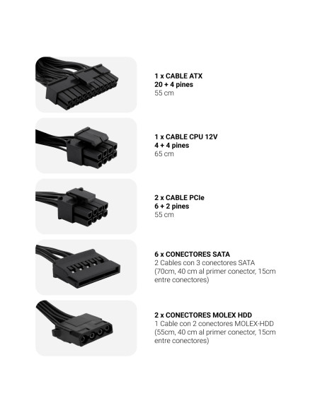 CoolBox FUENTE DE ALIMENTACION ATX POWERLINE III 750W 85%EFI