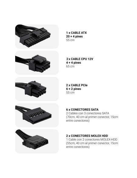 CoolBox FUENTE DE ALIMENTACION ATX POWERLINE III 850W 85%EFI