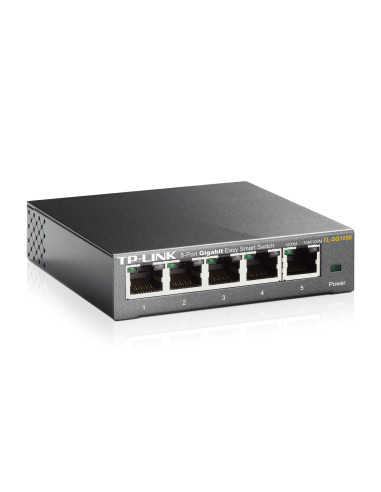 TP-Link TL-SG105E Gestionado L2 Gigabit Ethernet (10 100 1000) Negro