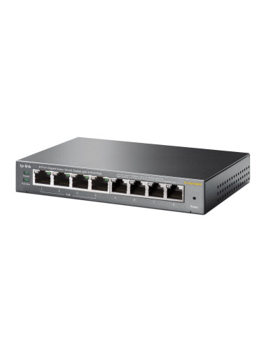 TP-Link TL-SG108PE Gestionado L2 Gigabit Ethernet (10 100 1000) Energía sobre Ethernet (PoE) Negro