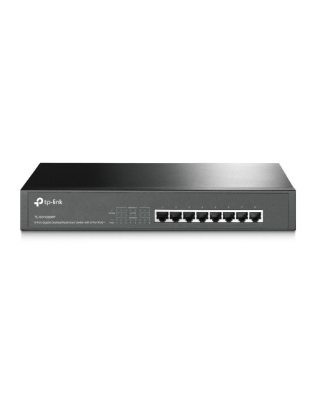 TP-Link TL-SG1008MP No administrado Gigabit Ethernet (10 100 1000) Energía sobre Ethernet (PoE) 1U Negro