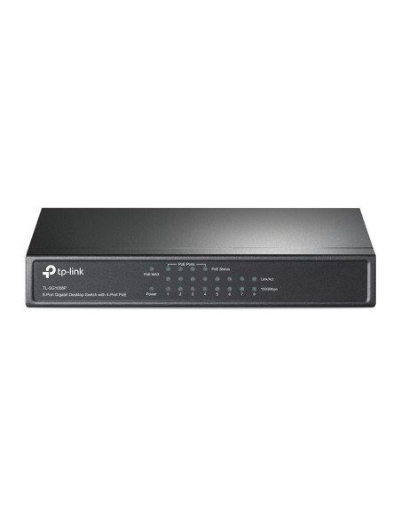 TP-Link TL-SG1008P Gestionado Gigabit Ethernet (10 100 1000) Energía sobre Ethernet (PoE) Gris