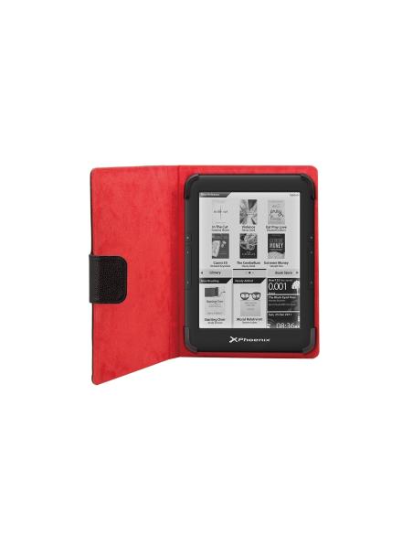 Funda tablet phoenix universal 6p ebook negro PHEBOOKCASE6+