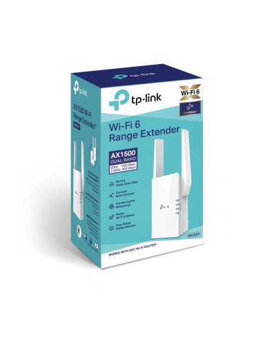 TP-Link RE505X ampliador de red Transmisor y receptor de red Blanco 10, 100, 1000 Mbit s