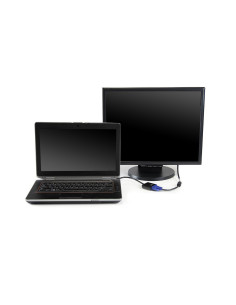 Ewent EW9864 adaptador de cable de vídeo 0,2 m HDMI VGA, 3.5mm Negro 2