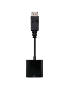 Nanocable Conversor DisplayPort a sVGA, DisplayPort M-sVGA H, Negro, 15 cm