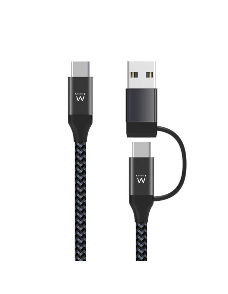 Ewent EW9918 cable USB USB 3.2 Gen 1 (3.1 Gen 1) 1 m USB C Negro