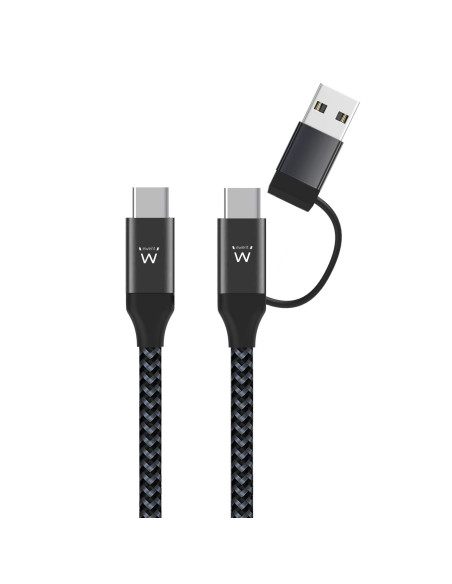 Ewent EW9918 cable USB USB 3.2 Gen 1 (3.1 Gen 1) 1 m USB C Negro