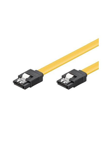 Ewent EC1511 cable de SATA 0,5 m SATA 7-pin Negro, Amarillo