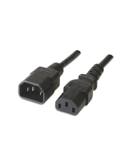 Ewent EC1913 cable de transmisión Negro 1,8 m C14 acoplador C13 acoplador