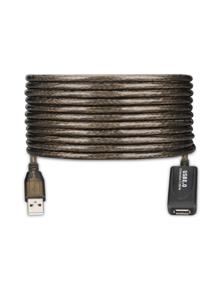 Ewent EW1025 cable USB USB 2.0 30 m USB A Negro