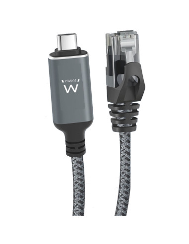 Ewent EC2002 cable de red Negro, Gris 2 m Cat6