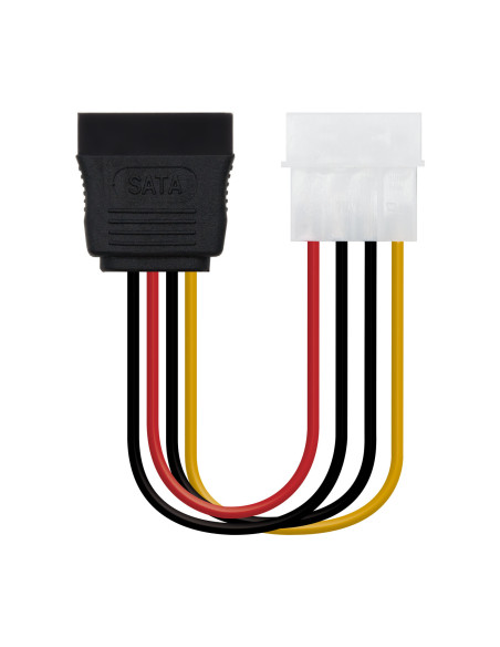 Nanocable CABLE SATA ALIMENTACION 5.25"(MOLEX 4PIN) M-SATA H 16CM OEM